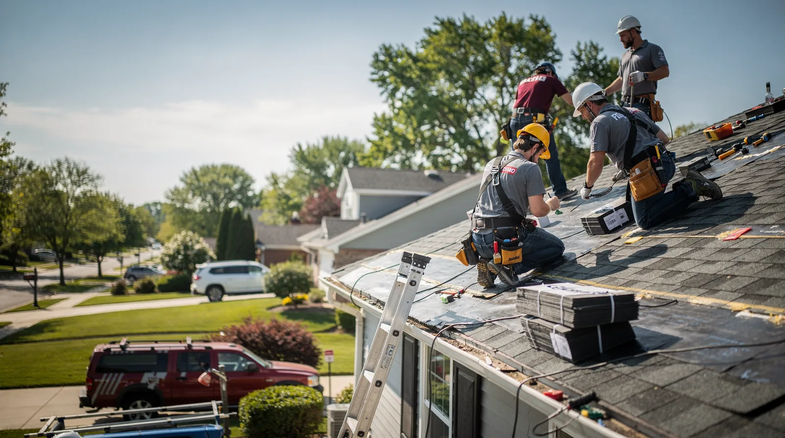 Roof Repair in Saint Charles, IL around you